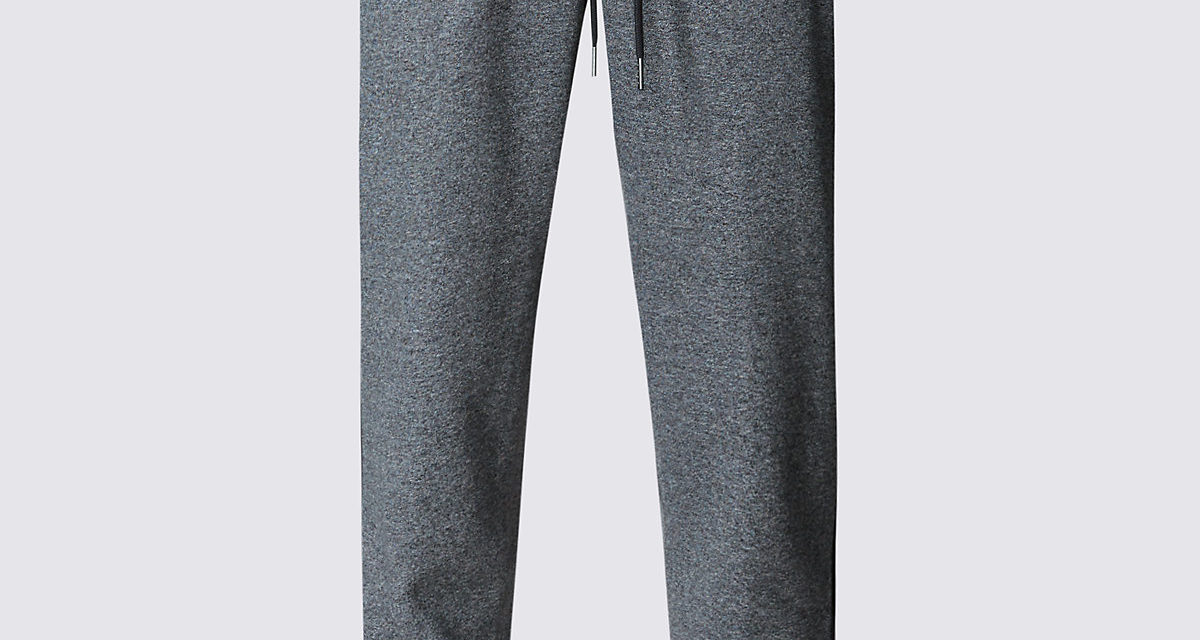 m&s cotton rich joggers