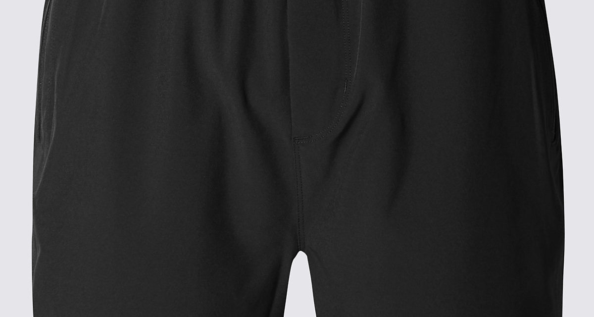 M&S Collection Quick Dry Active Shorts with Secure Pocket