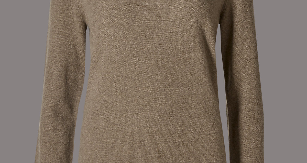 Autograph Pure Cashmere Cowl Neck Jumper