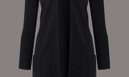 Autograph Pure Cashmere Open Front 2 Pocket Cardigan