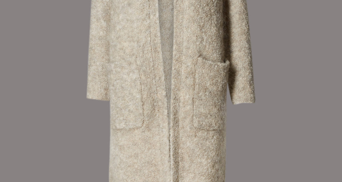 Autograph Textured Boucle Maxi Cardigan