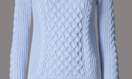 Autograph Textured Cable Knit Jumper