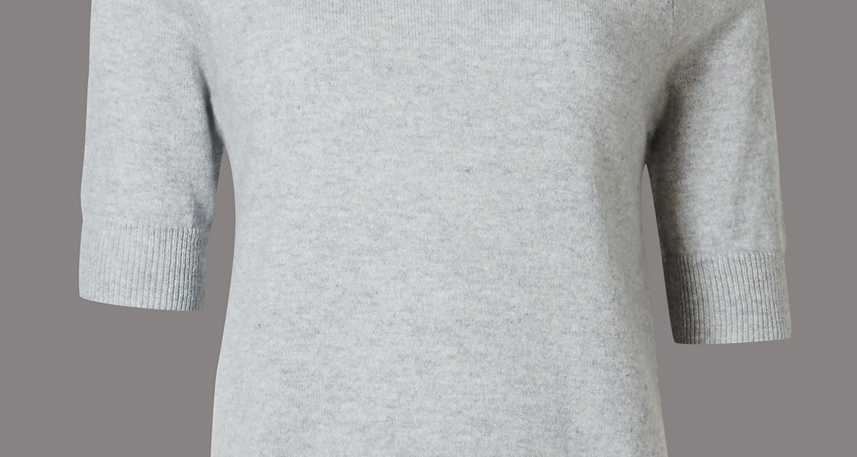 Autograph Pure Cashmere Raglan Turtle Neck Jumper