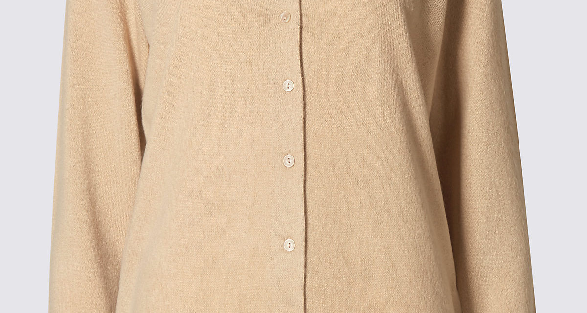 Classic Cashmilon Button Front Cardigan