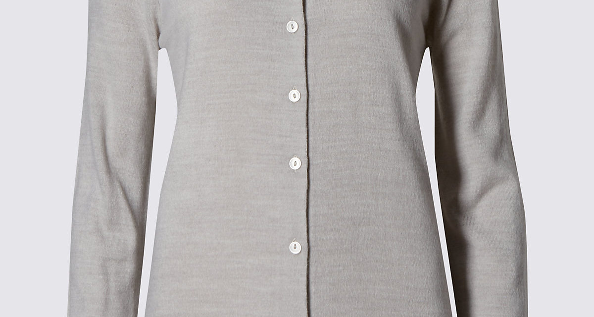 Classic Button through Cardigan