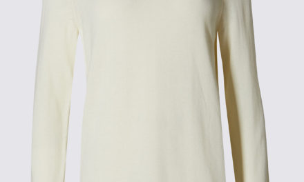 Classic Pure Cotton Contrasting Edge Jumper