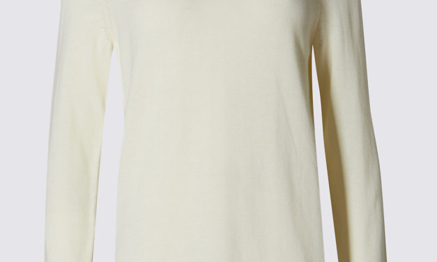 Classic Pure Cotton Contrasting Edge Jumper