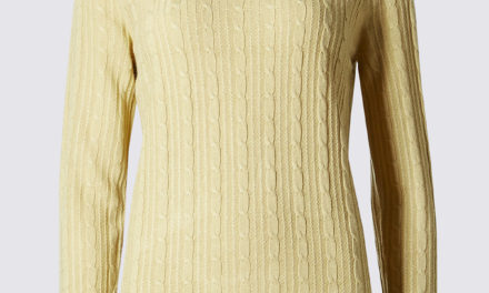 Classic Cable Knit Funnel Neck Jumper