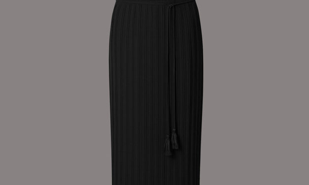 Autograph Pleated Midi Dress