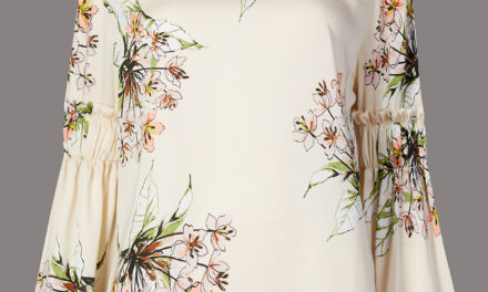 Autograph Floral Print Sculpted Sleeve Blouse