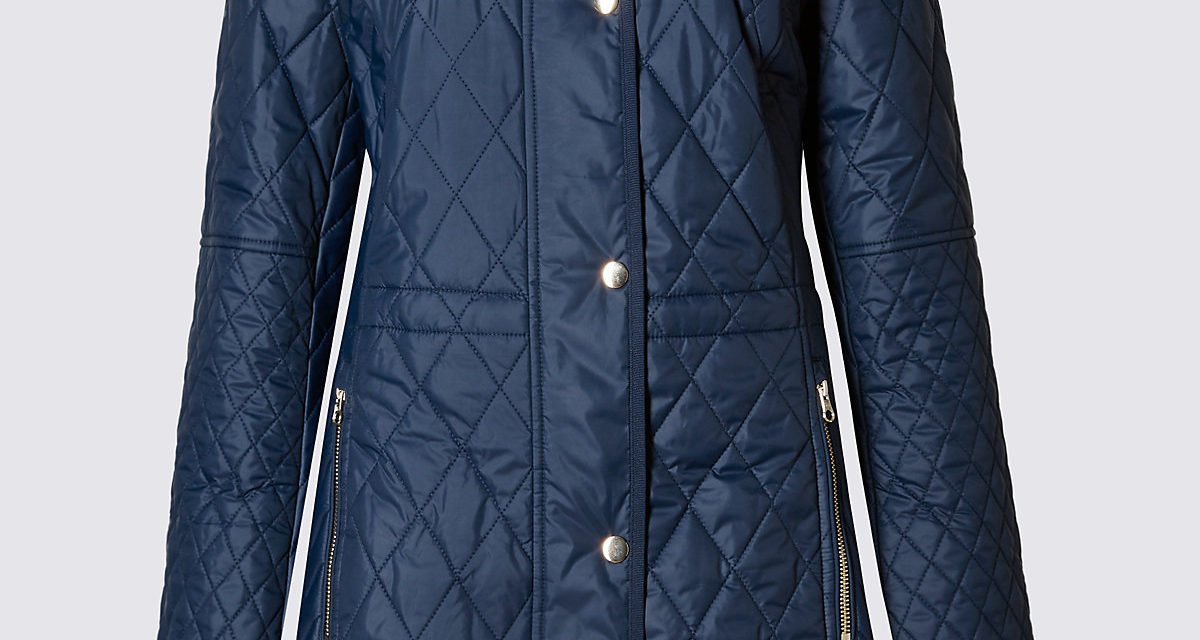 Classic Longline Quilted Coat with Stormwear