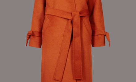 Autograph Wool Blend Spilt Robe Coat