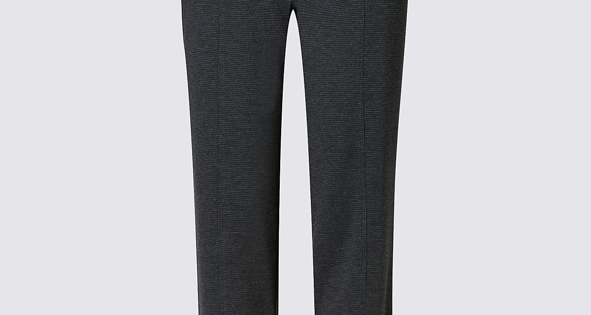 Classic Design Ponte Straight Leg Trousers