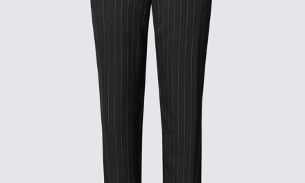 Classic Pinstripe Straight Leg Trousers