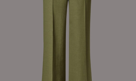 Autograph Single Pleated Wide Leg Trousers