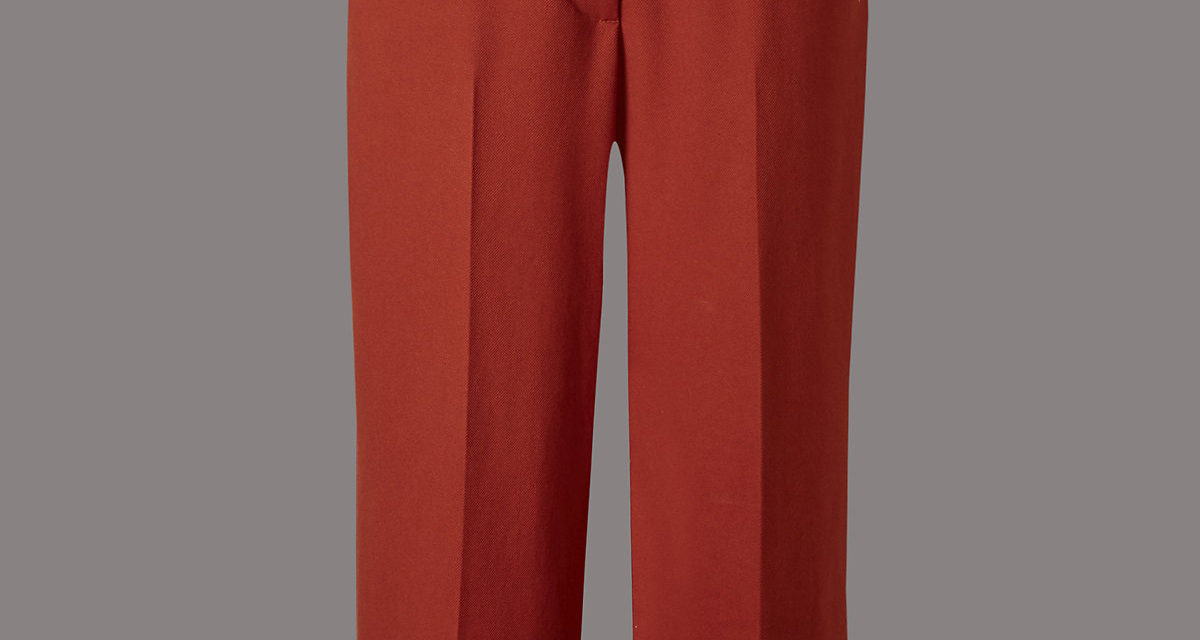 Autograph Wide Leg Cropped Trousers