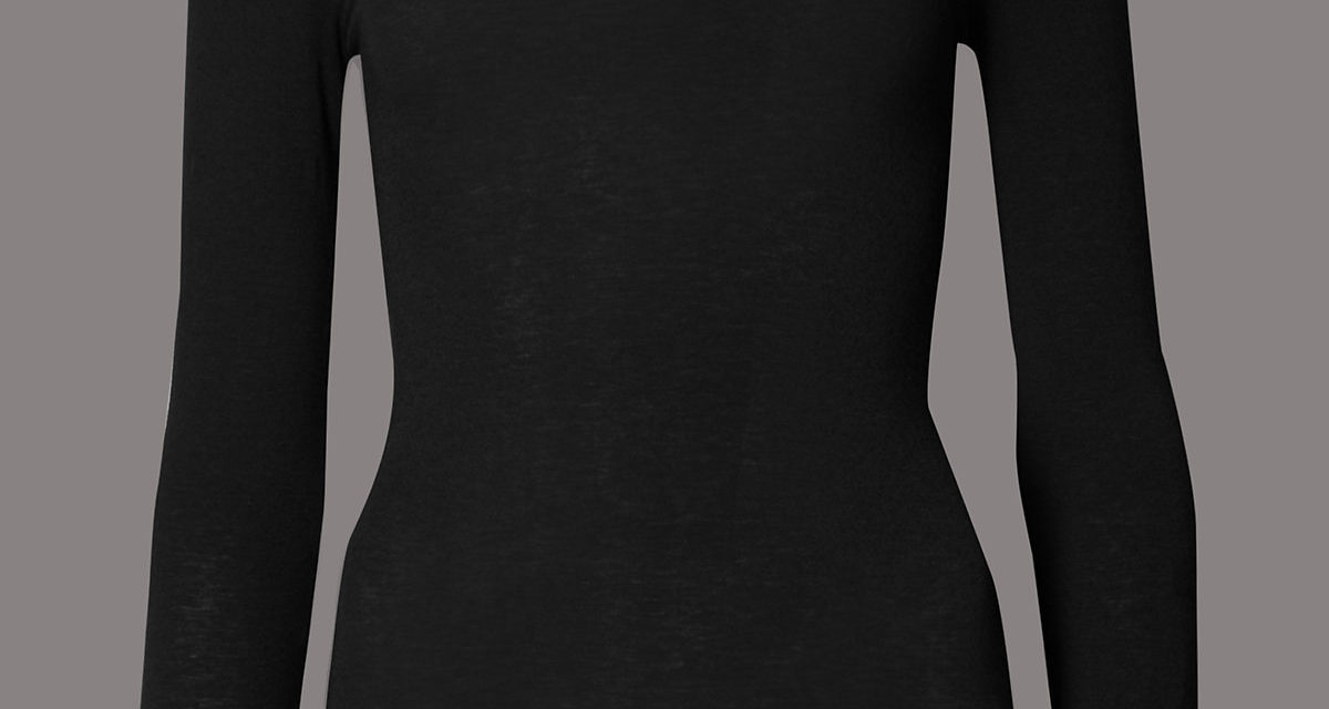 Autograph Heatgen Thermal V-Neck Top with Cashmere